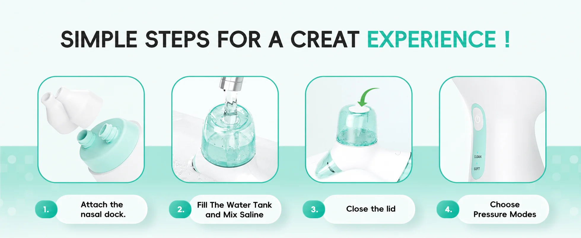 Electric Nasal Irrigator for Sinus Congestion and Allergy Relief - 14