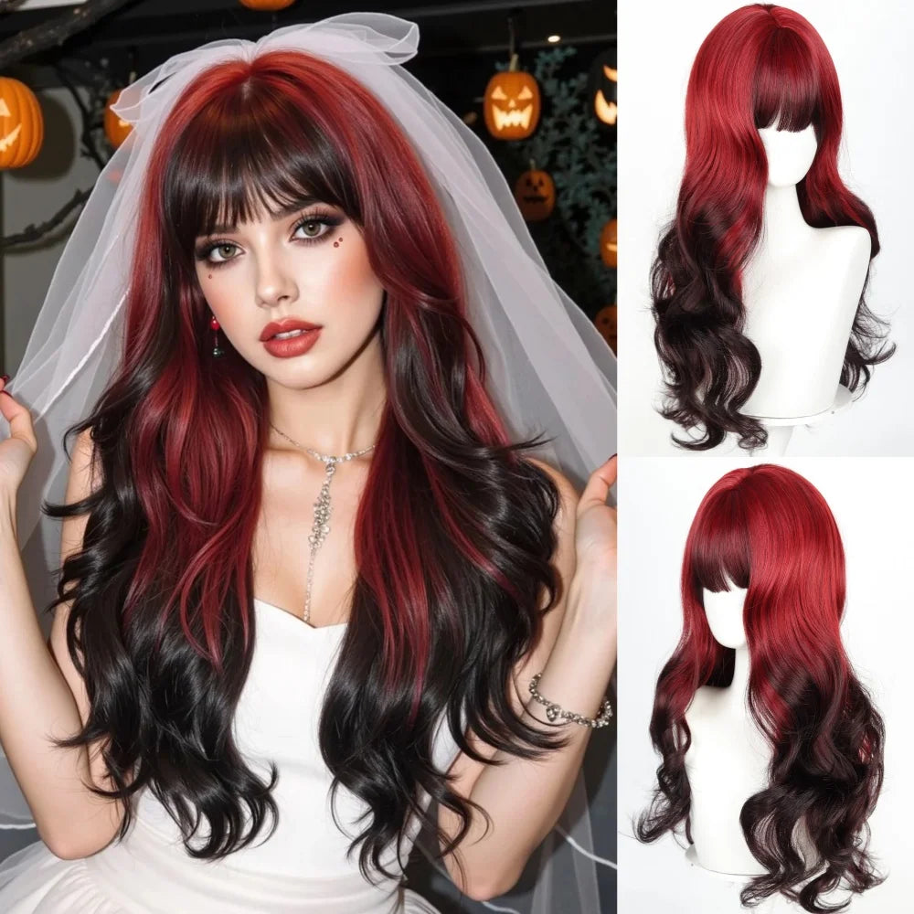 Long Wavy Synthetic Cosplay Wig for Women - 95