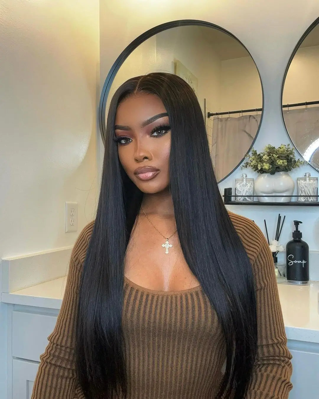 Straight Human Hair Bundles for Long Lasting Natural Style - 8