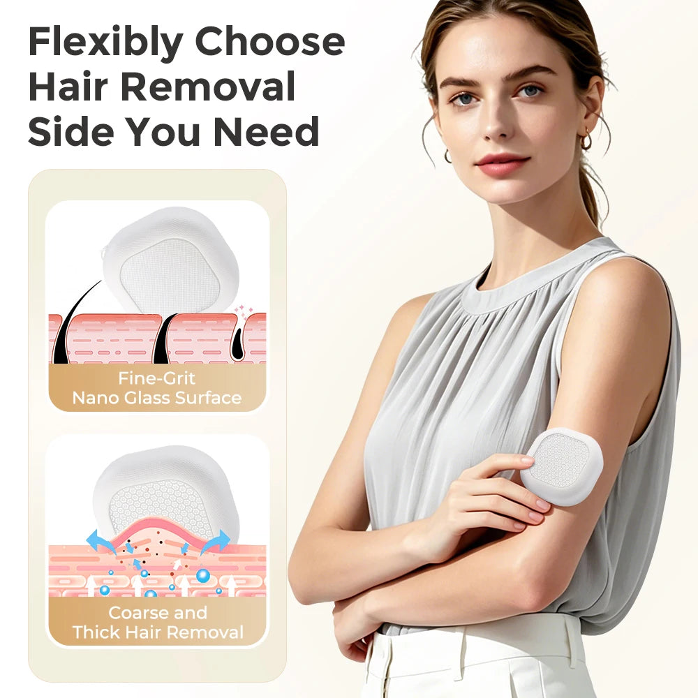 Painless Nano Glass Hair Remover and Exfoliator Tool