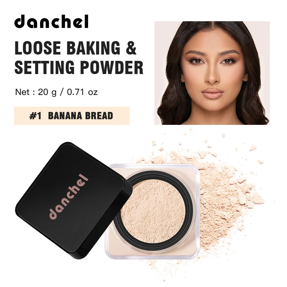 Matte Finish Loose Baking and Setting Powder for Flawless Long-Lasting Wear