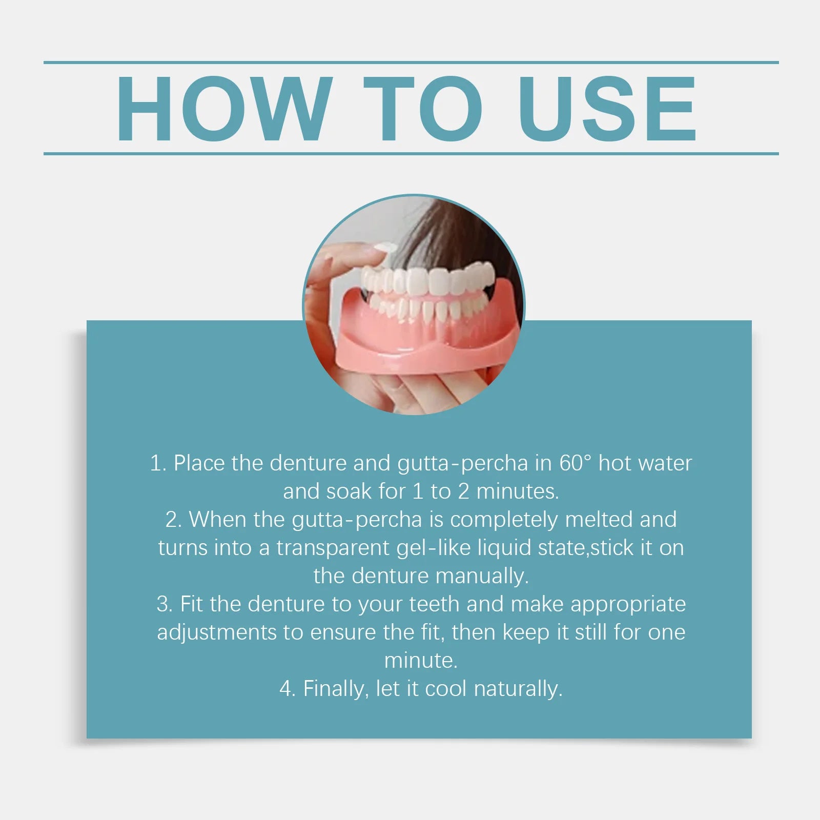 Soft Silicone Denture Kit for Tooth Gap Repair and Natural Smile Restoration - 20