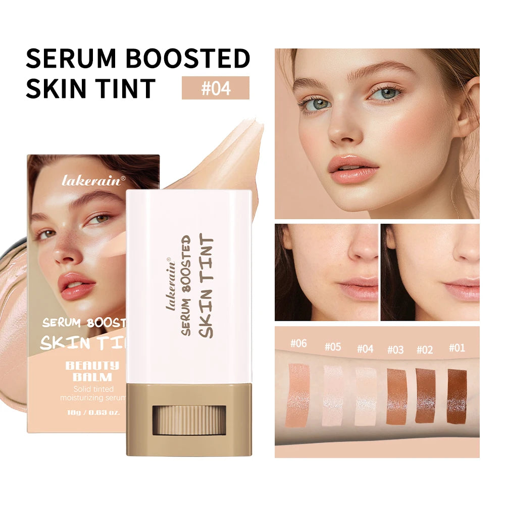 Serum-Boosted Skin Tint Foundation Stick for Radiant Hydrating Coverage - 3