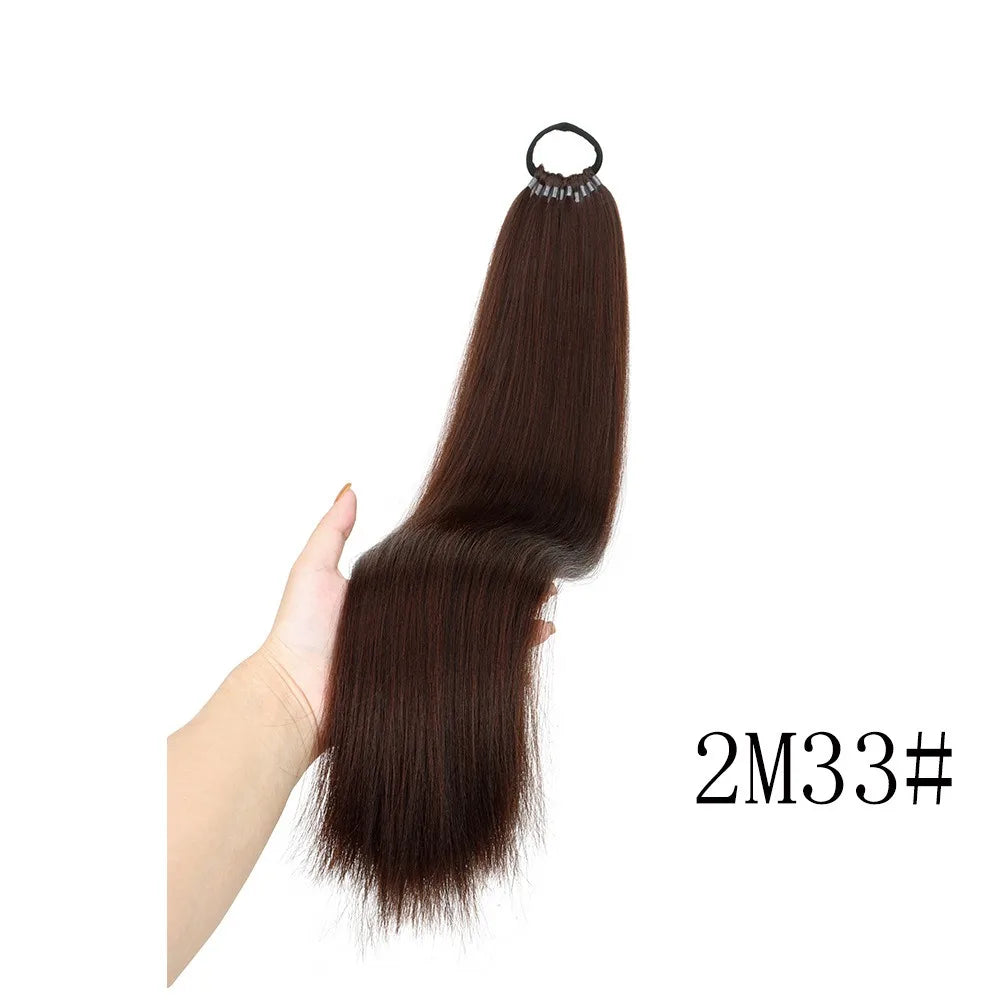 22-Inch Long Straight Synthetic Ponytail Extension