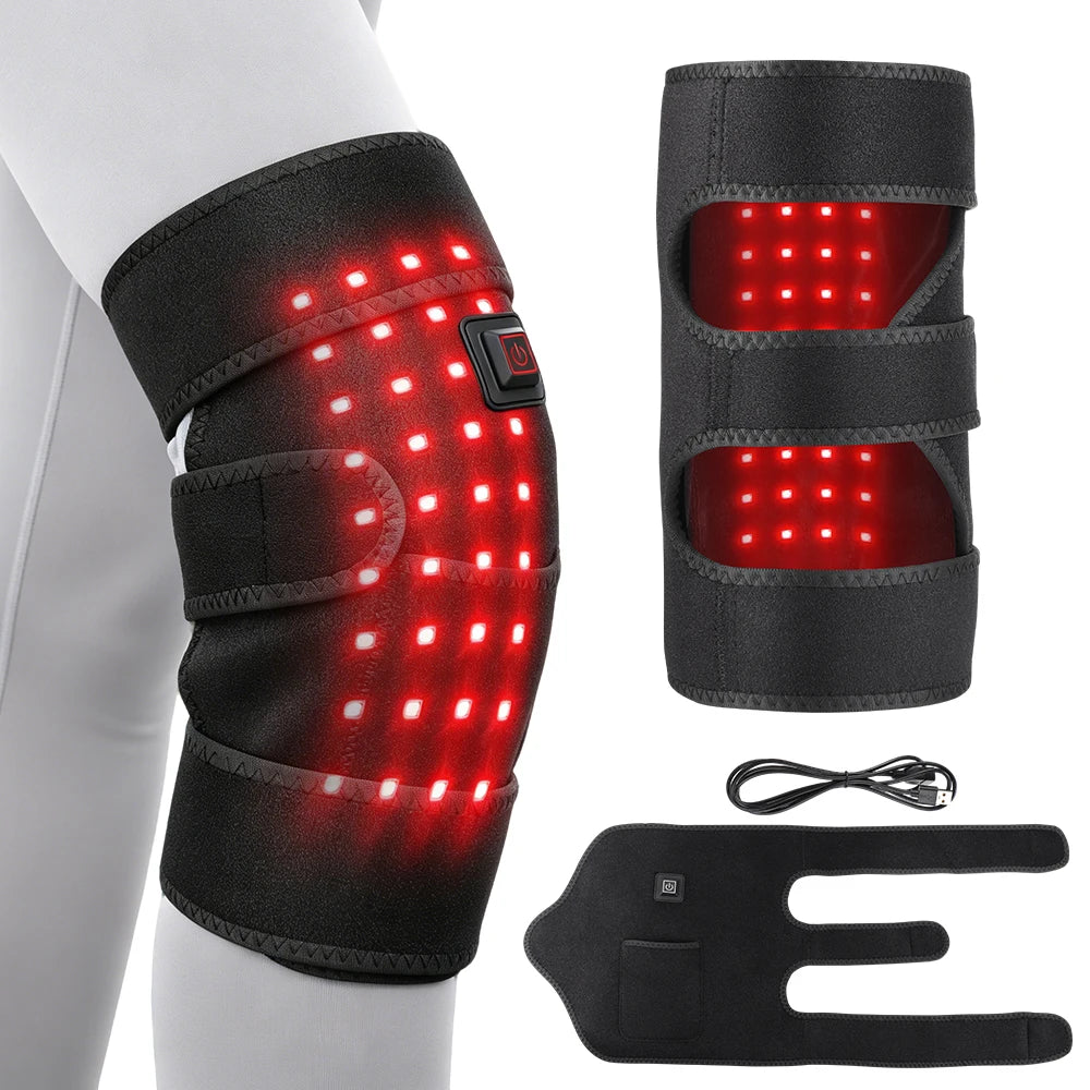 Red Light Therapy Heated Knee Brace for Joint Pain and Muscle Relief - 16