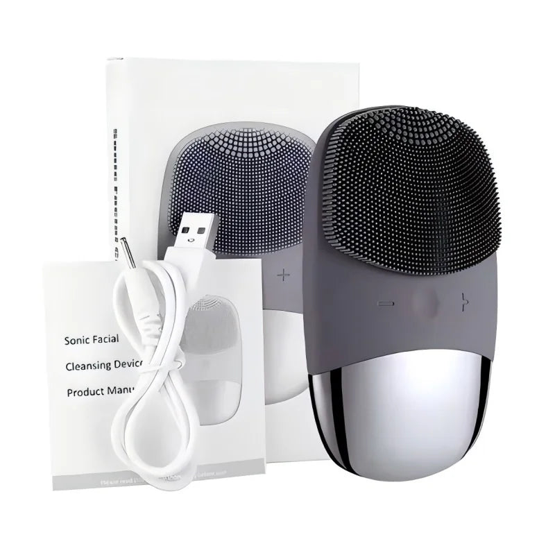 Electric Silicone Facial Cleansing Brush for Deep Pore Exfoliation - 8
