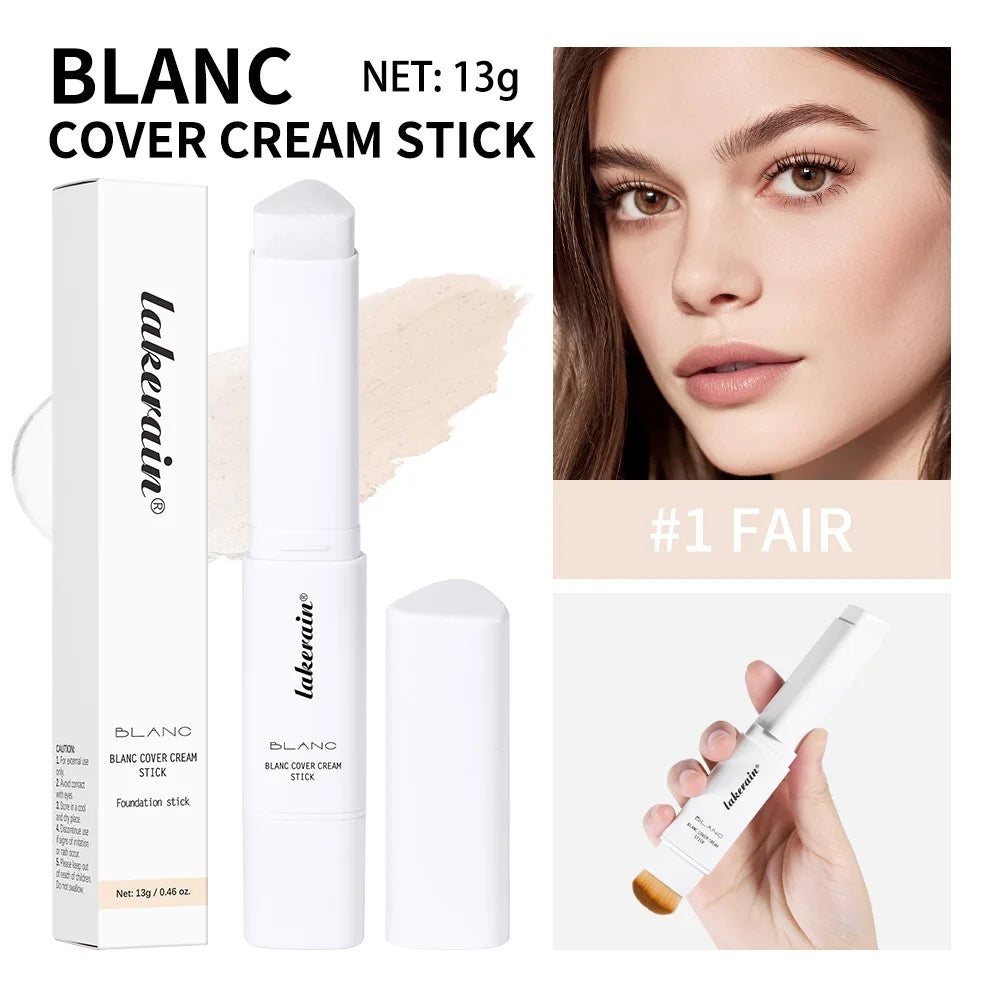 Creamy Blendable Foundation Stick with Built-in Detachable Brush - 28