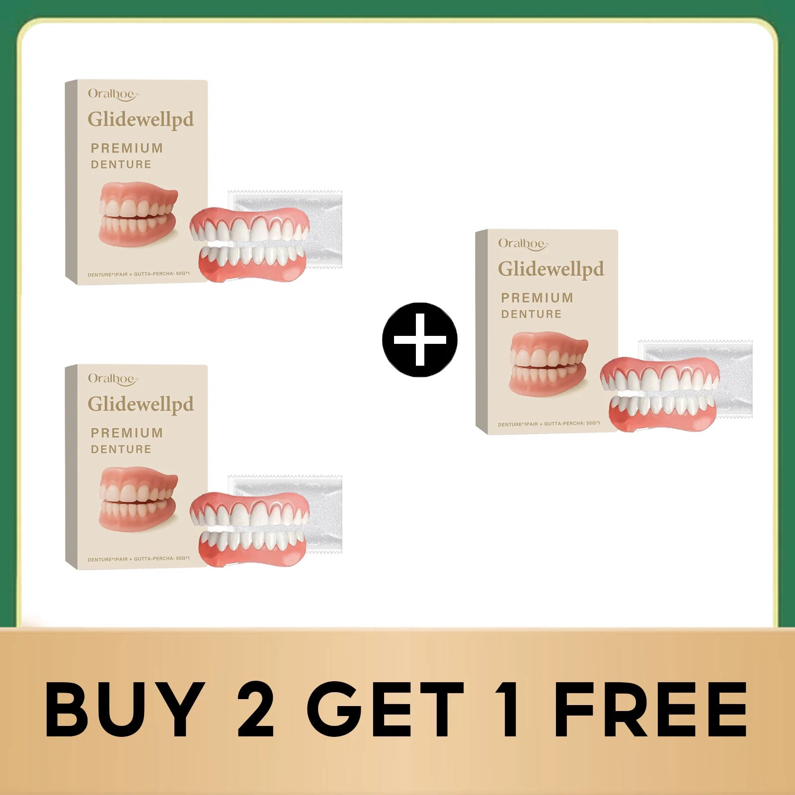 Flexible Silicone Cosmetic Dentures for Missing Teeth and Smile Restoration - 17