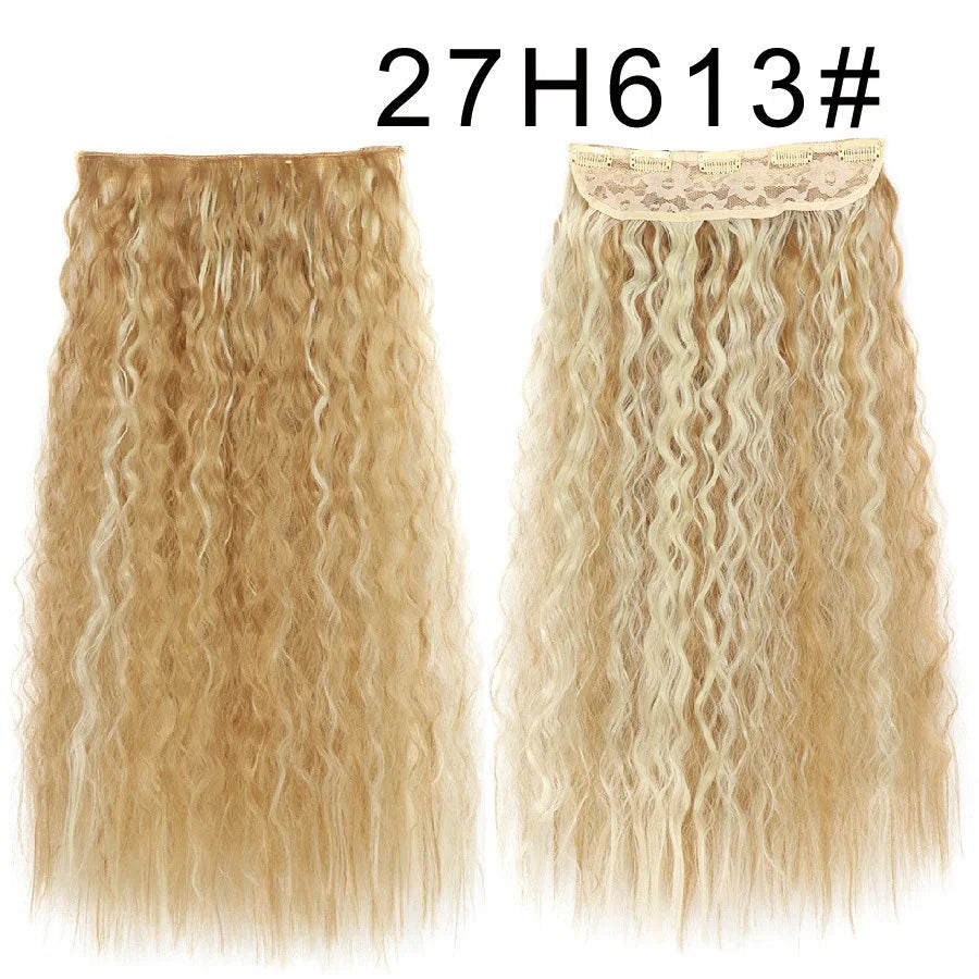 24-Inch Kinky Curly One-Piece Clip-In Hair Extension
