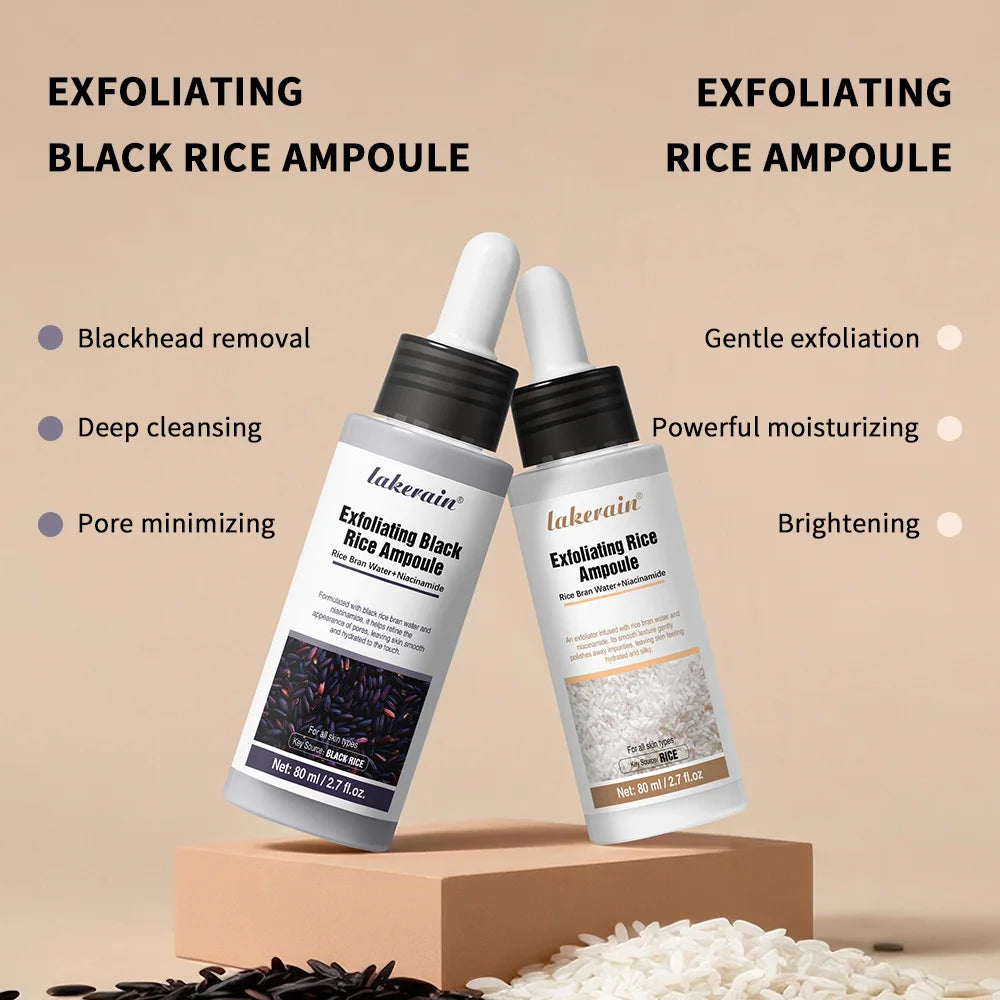 Exfoliating Rice Essence Serum for Deep Pore Cleansing and Skin Brightening - 2