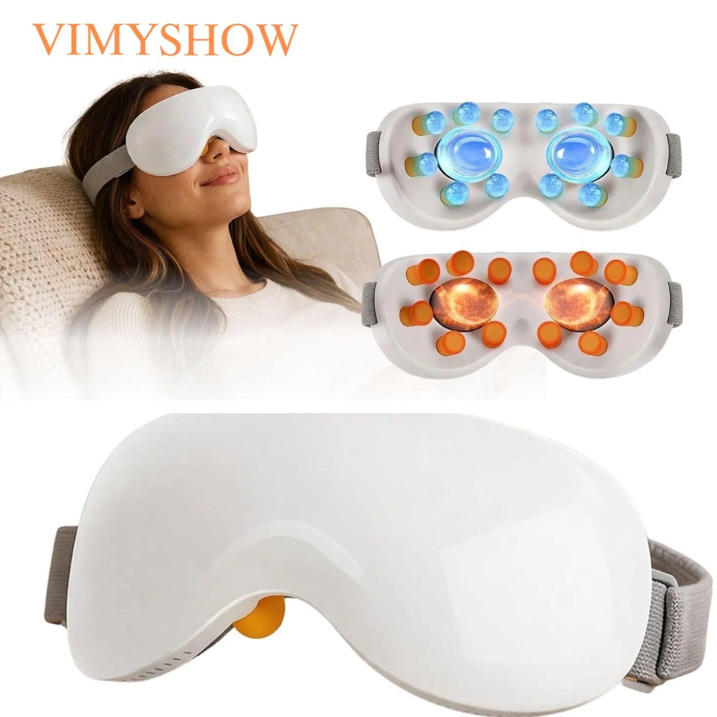 Smart Eye Massager with Cooling and Vibration for Fatigue Relief - 7