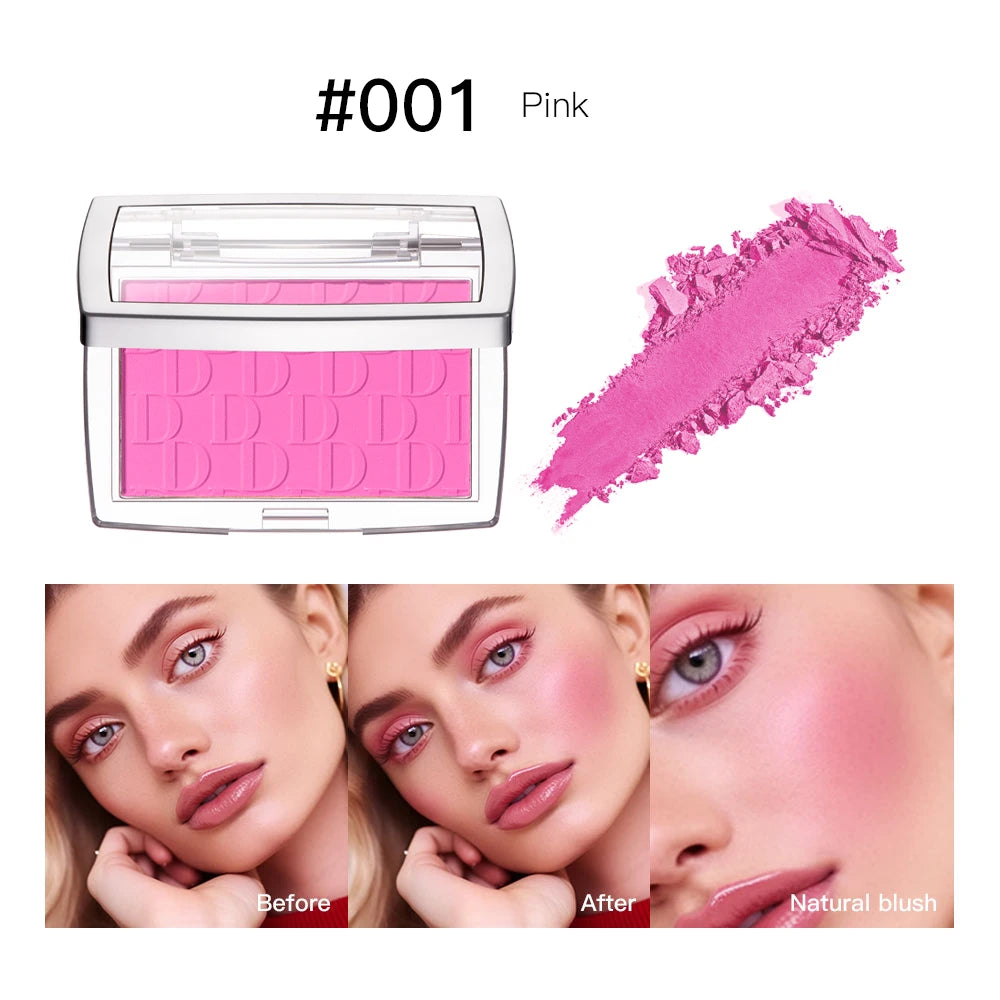 Matte Embossed Blusher Palette for a Natural Long-Lasting Glow - 20
