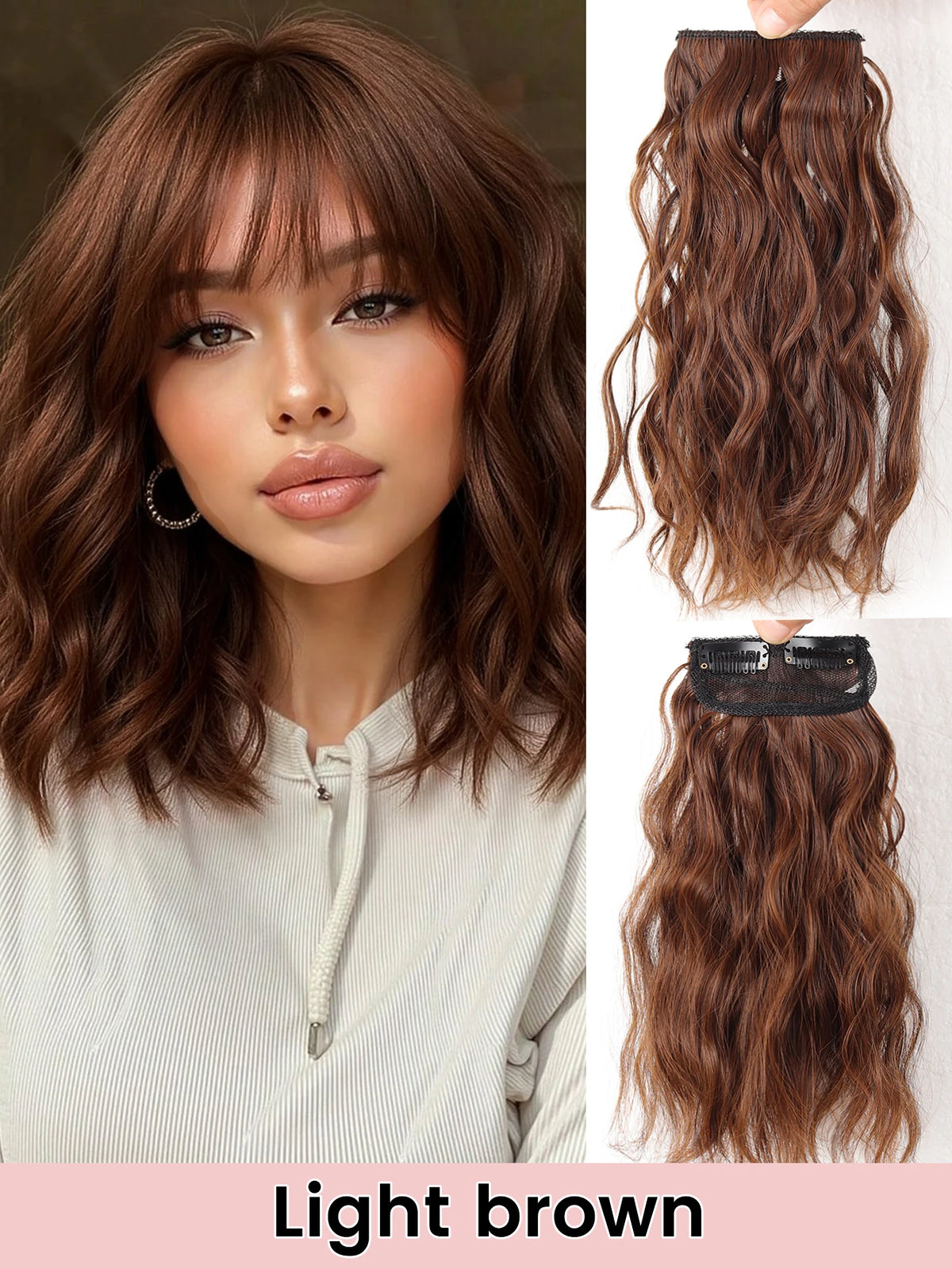 Volumizing Clip-In Hair Extensions for Instant Fuller Hair