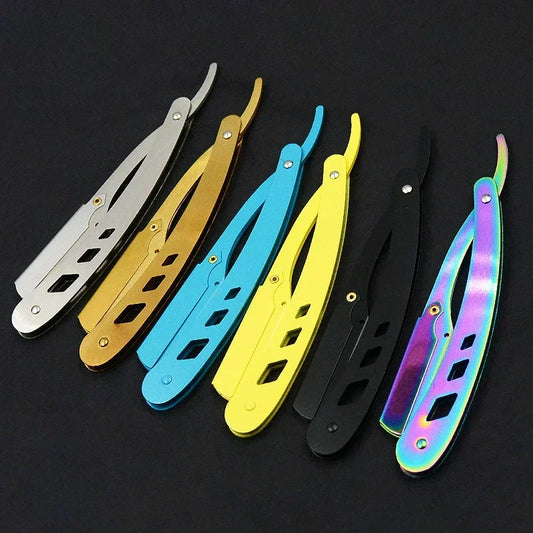 Professional Stainless Steel Folding Straight Razor for Smooth Shaving