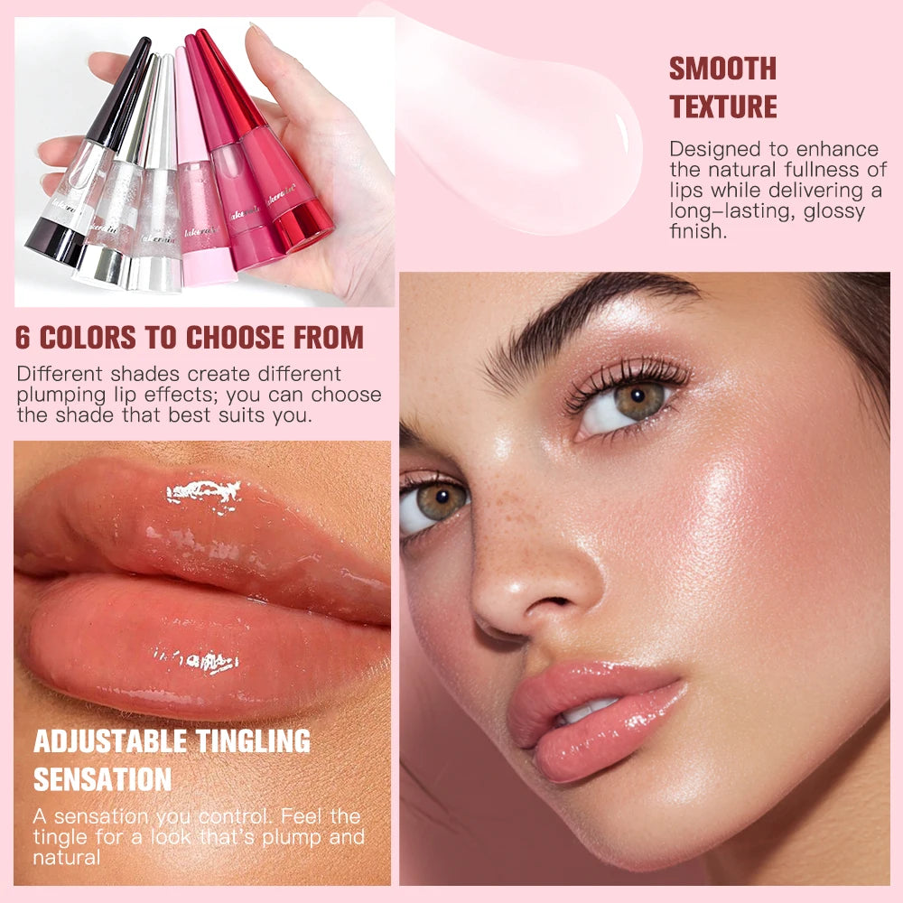 Instant Lip Plumping Gloss for Fuller Hydrated Lips and High Shine Finish - 3