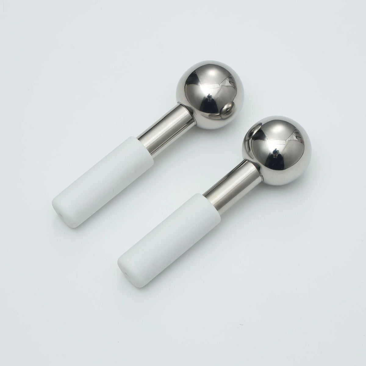 Stainless Steel Cooling Ice Globes for Facial Puffiness and Dark Circles