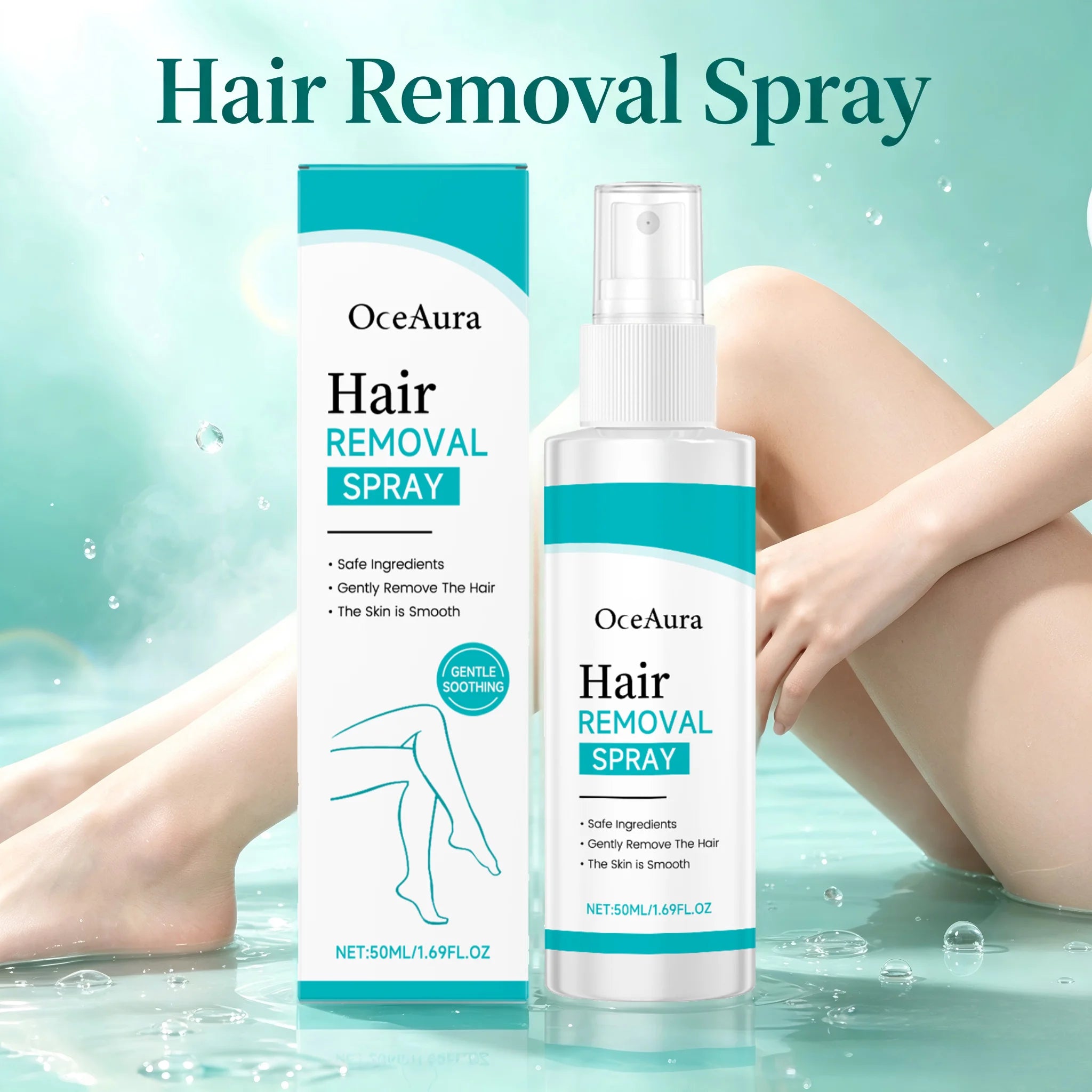 Painless Gentle Hair Removal Spray for Smooth Body Skin - 4
