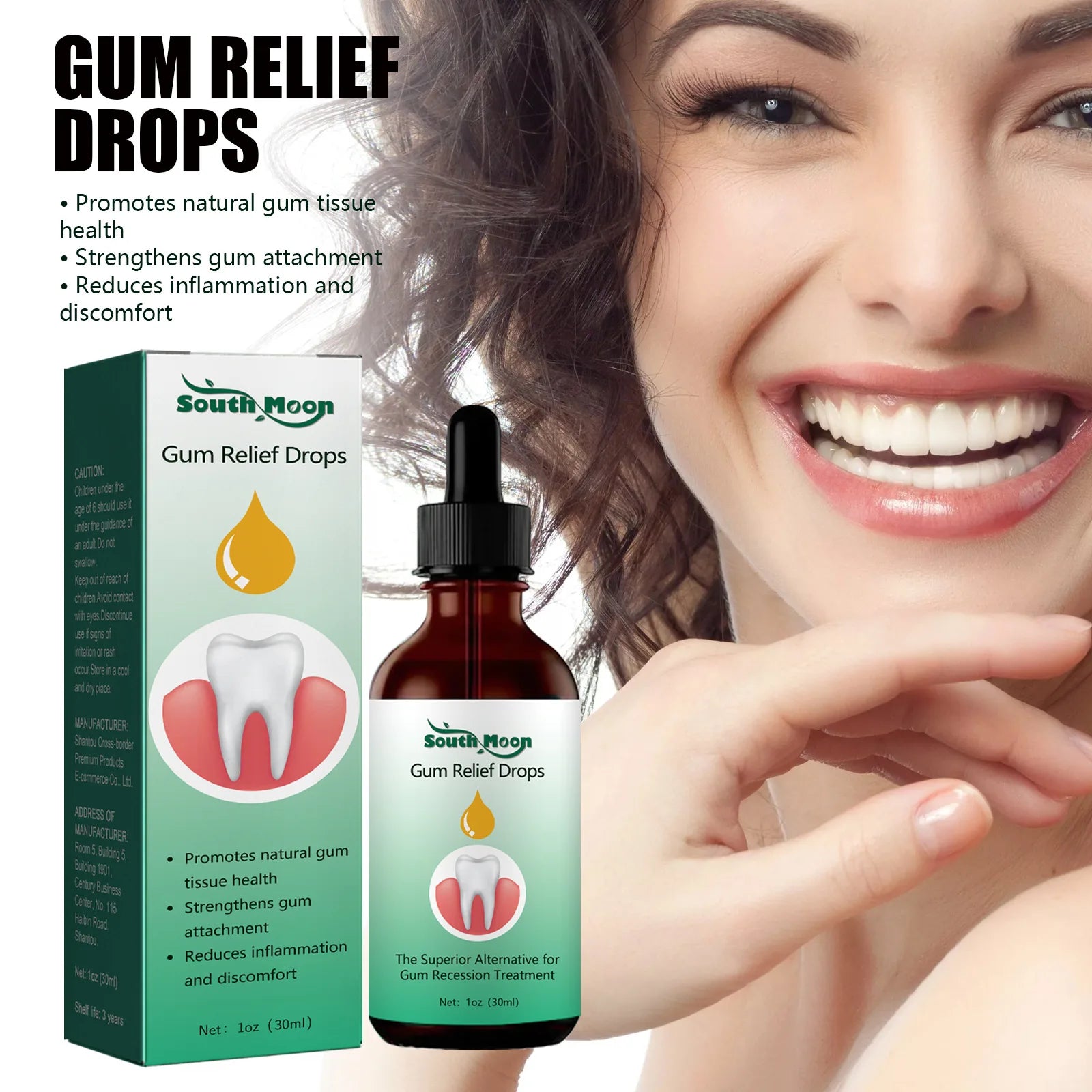 Natural Herbal Toothache and Gum Relief Drops for Oral Health Care - 9