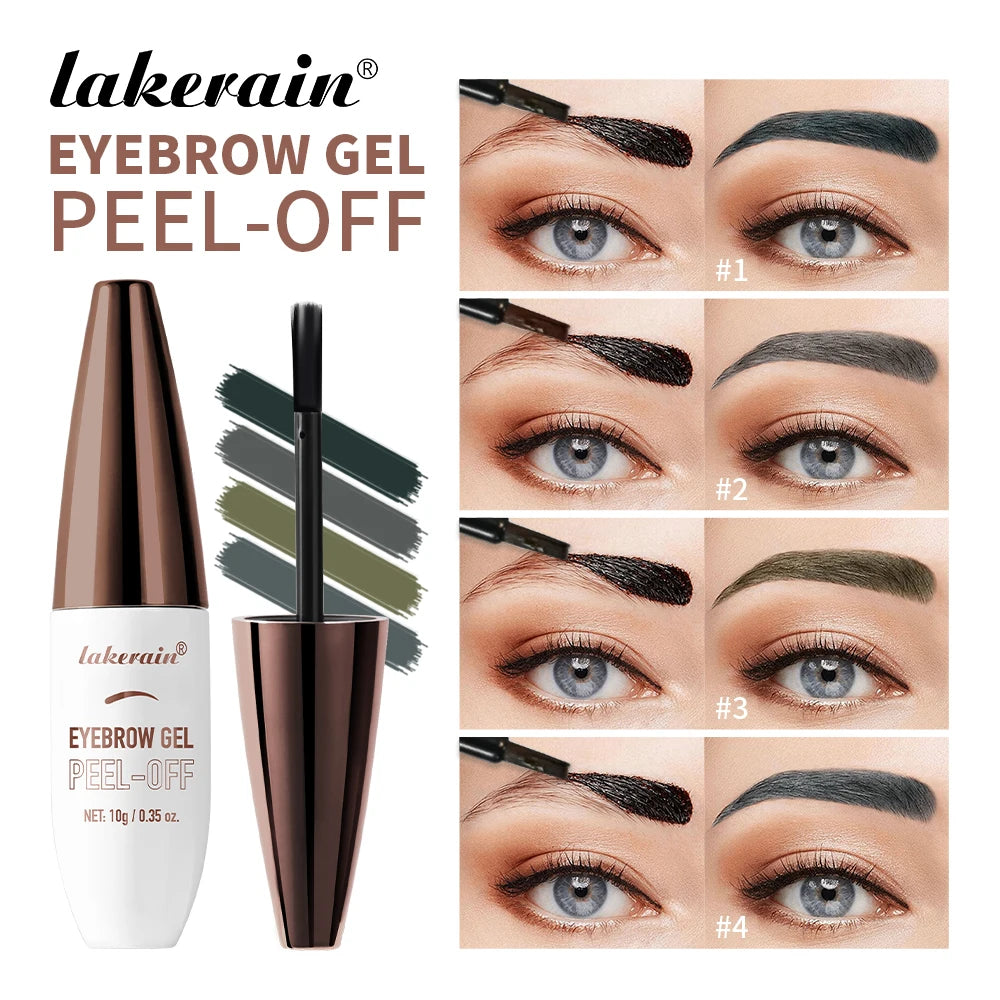 Waterproof Peel-Off Eyebrow Tint Gel for Long-Lasting Natural Brows - 1