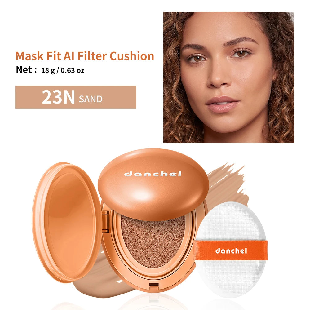 Waterproof Sunscreen Cushion Foundation for Flawless Semi-Matte Coverage - 32