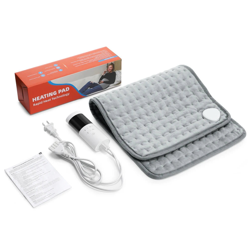 Electric Heating Pad for Muscle Pain Relief and Full Body Warmth