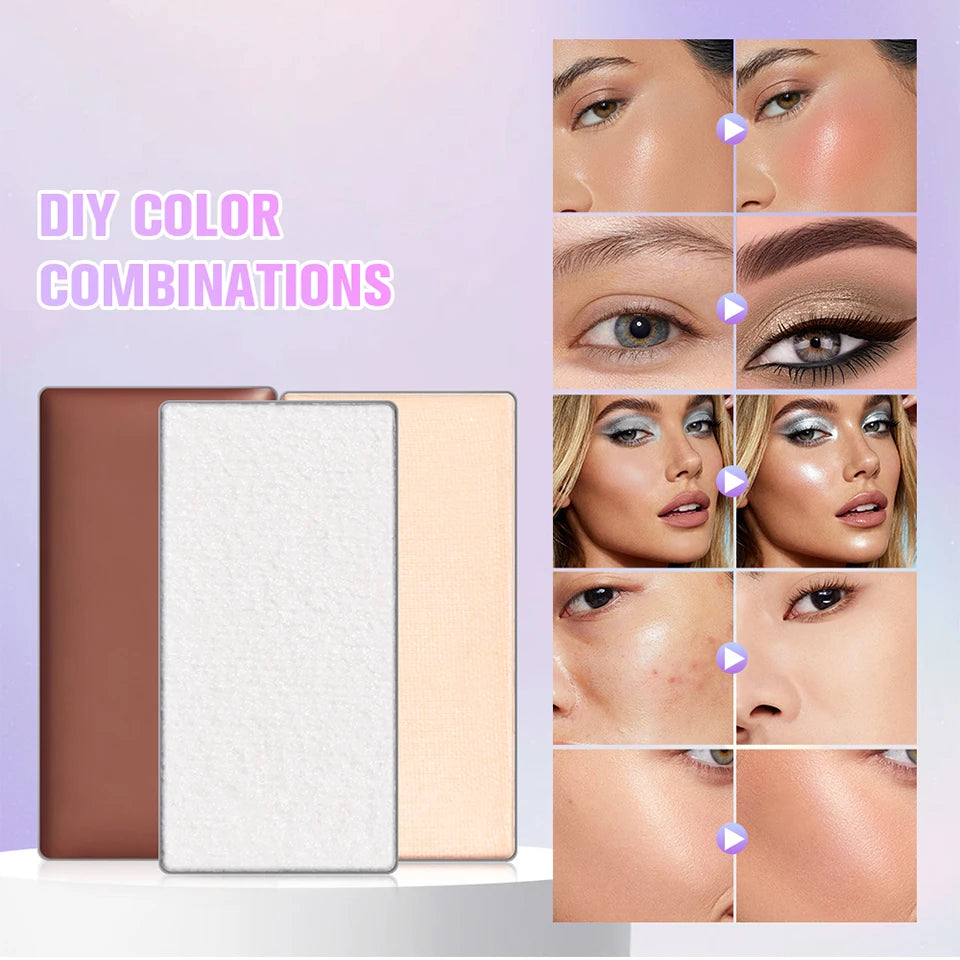 Magnetic DIY Eyeshadow Palette Refill for Personalized Makeup Kits - 13