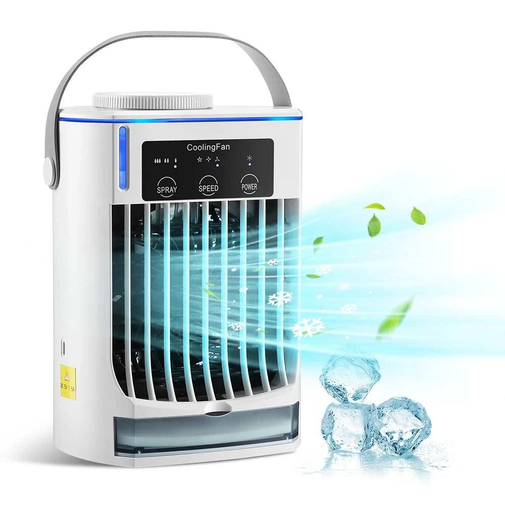 Portable Desktop Air Cooler and Humidifier with Misting Fan for Home - 17