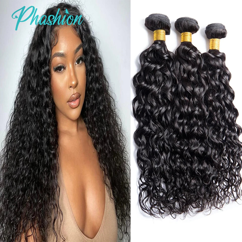 Water Wave Brazilian Human Hair Bundles