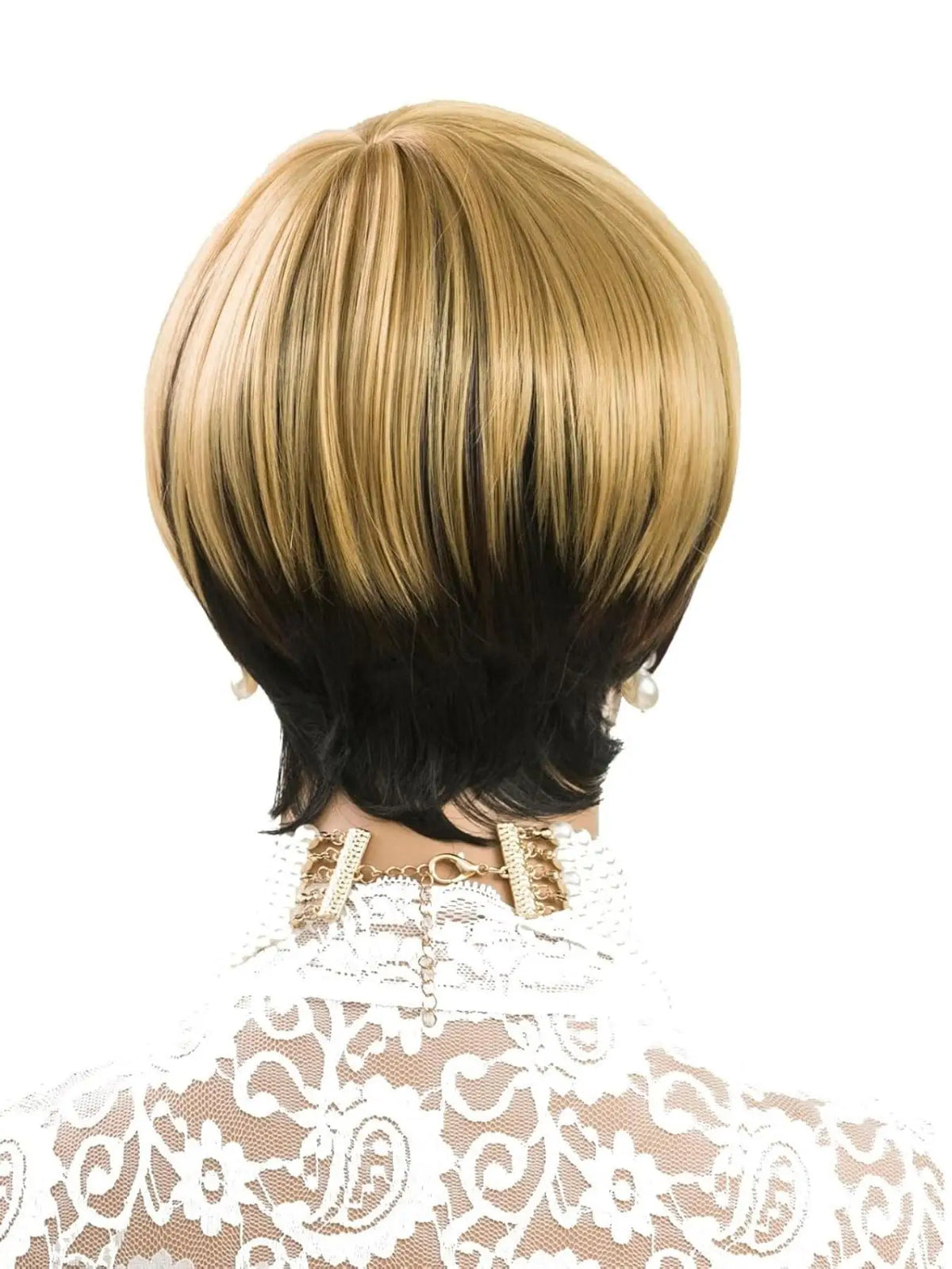 Short Curly Pixie Cut Wig with Bangs for Daily Wear