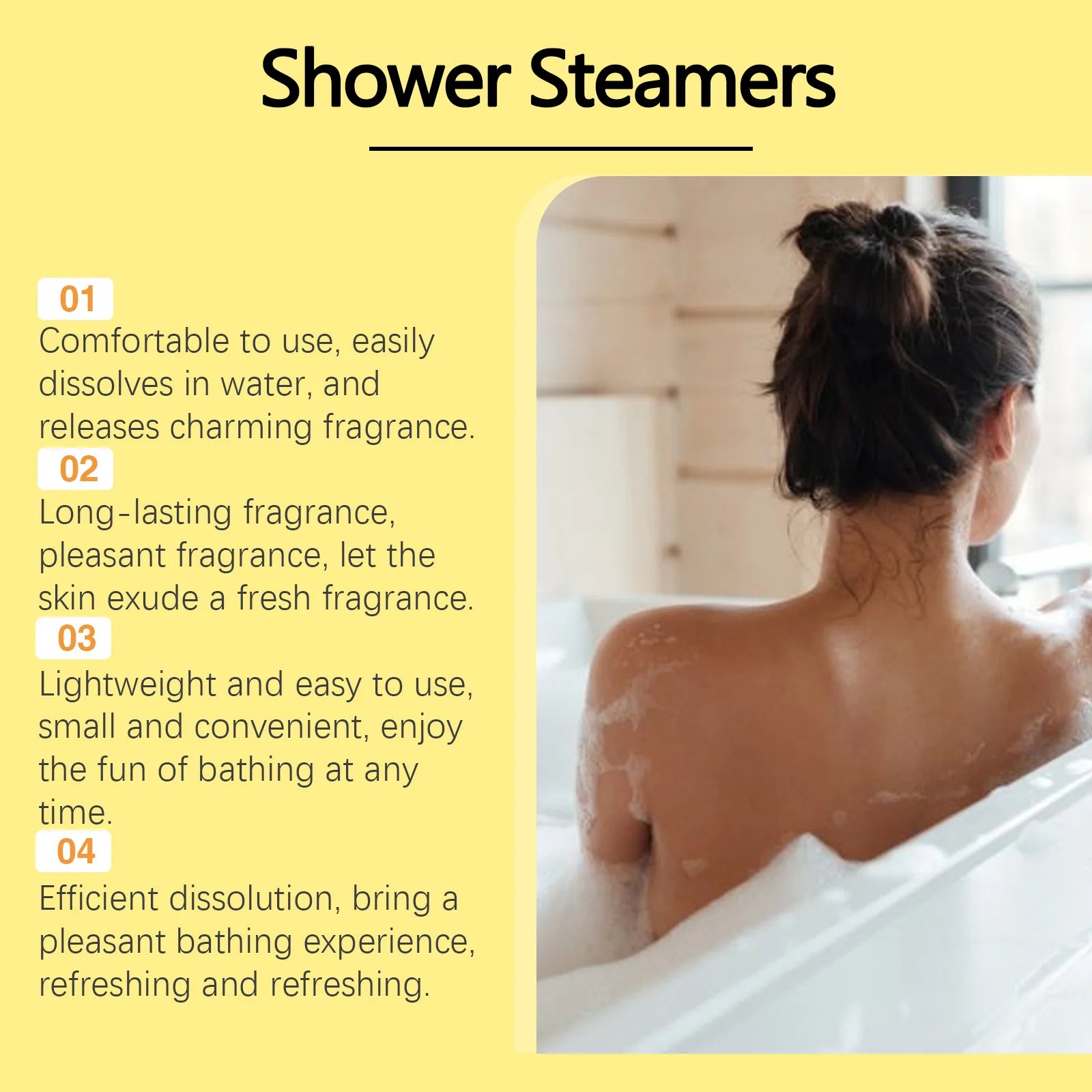 Aromatherapy Shower Steamers for Stress Relief and Relaxation - 10