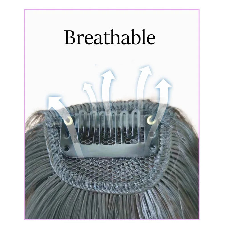 Invisible Clip-In Hair Bangs Extension for Women