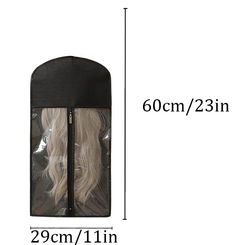 Dust-Proof Hanging Wig Storage Bag with Hanger