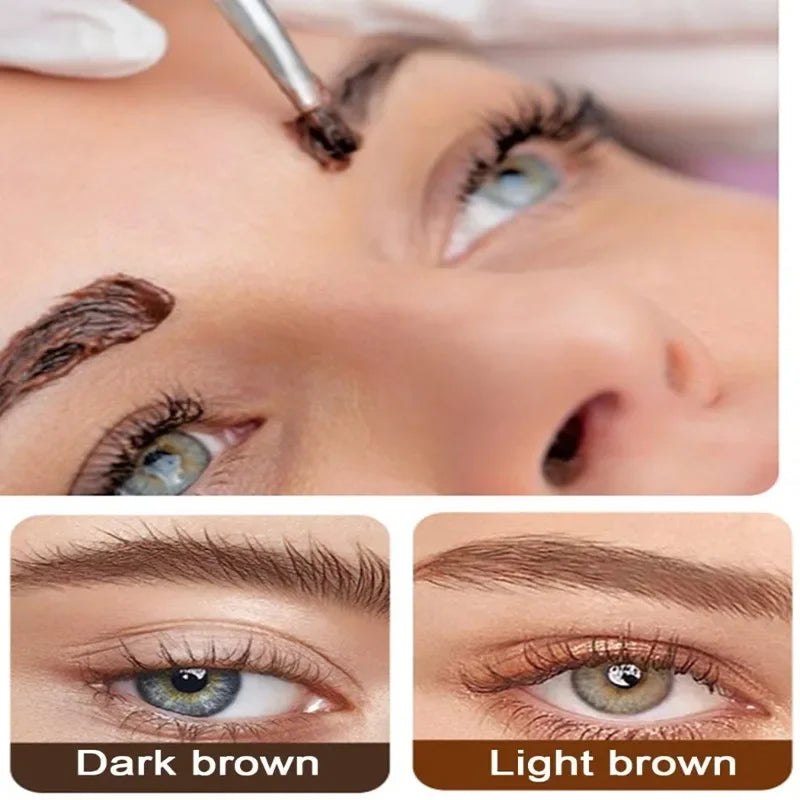 Semi-Permanent Eyelash and Eyebrow Tinting Kit for Professional Results