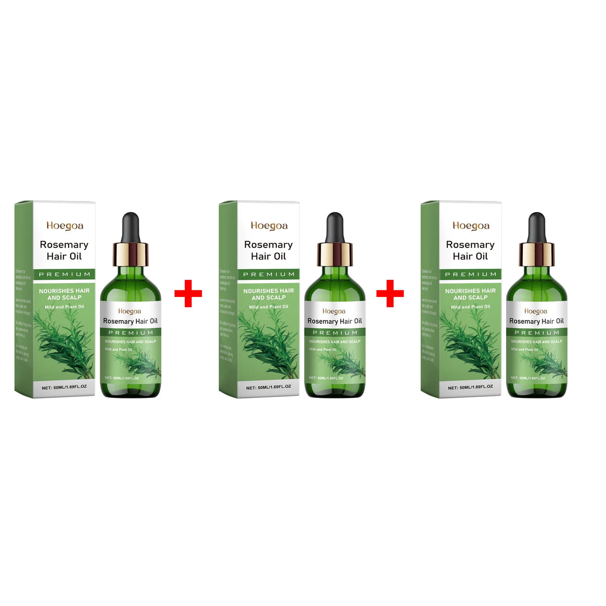 Rosemary Hair Growth Oil for Scalp Treatment and Thickening