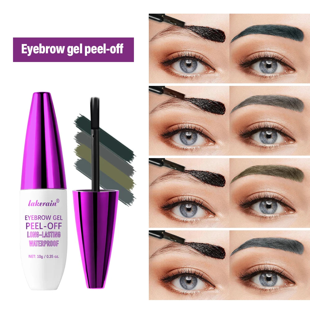 Waterproof Peel-Off Eyebrow Tint Gel for Long-Lasting Natural Brows - 1