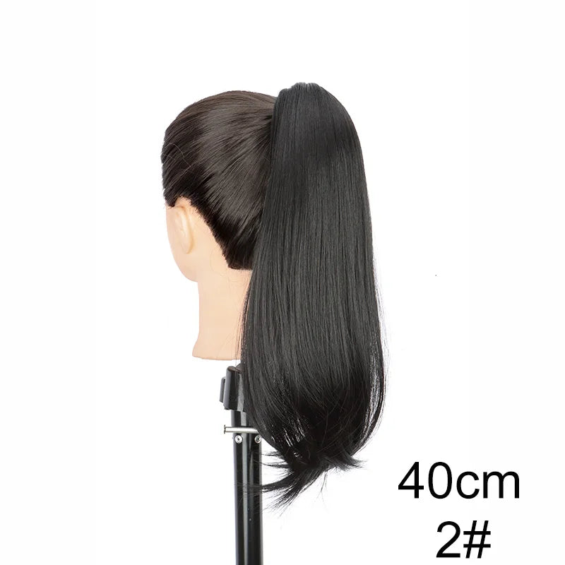 Synthetic Claw Clip Ponytail Hair Extension - 14