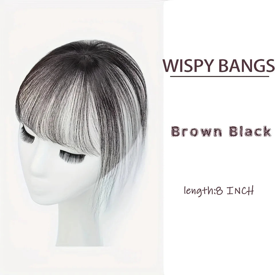 Clip-In Synthetic Hair Bangs for Instant Hairstyle Change - 8