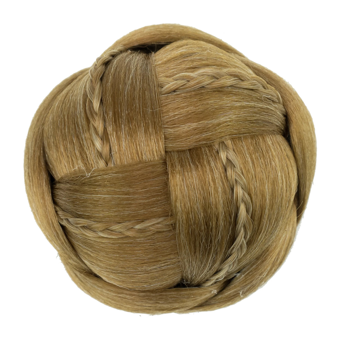 Braided Synthetic Hair Bun Updo Extension