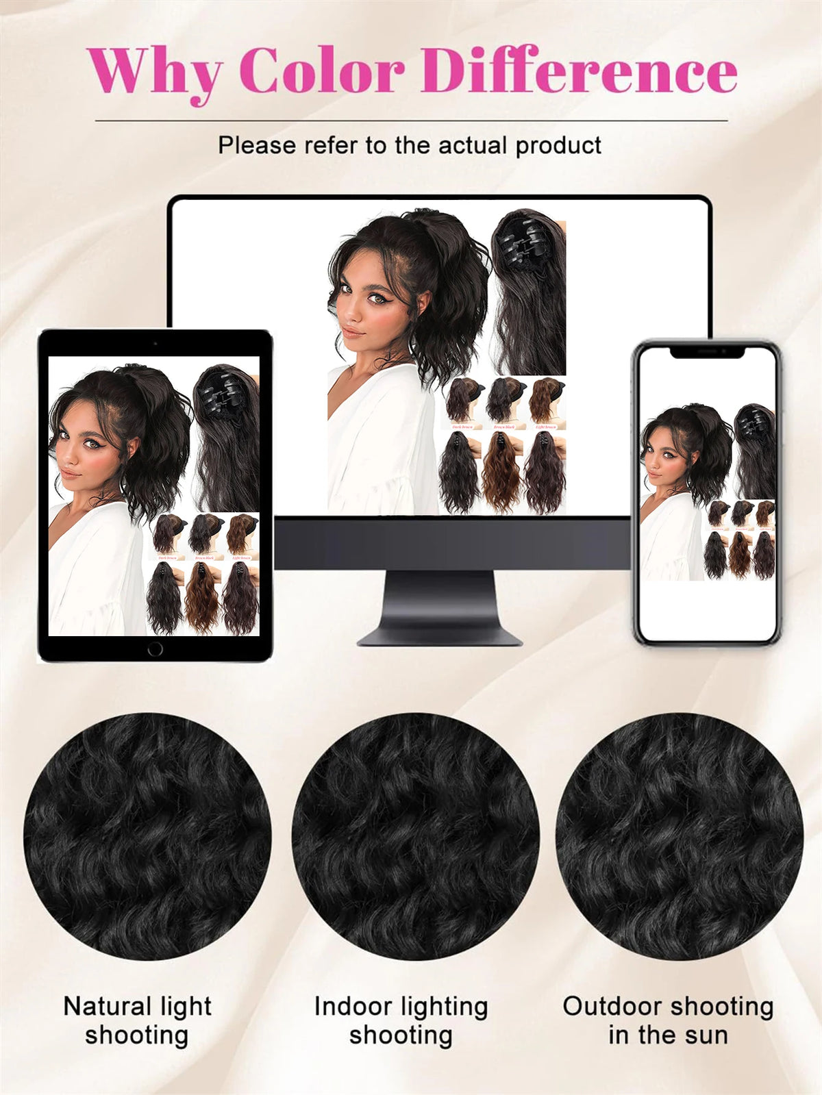 Short Curly Claw Clip Ponytail Hair Extension for Instant Volume