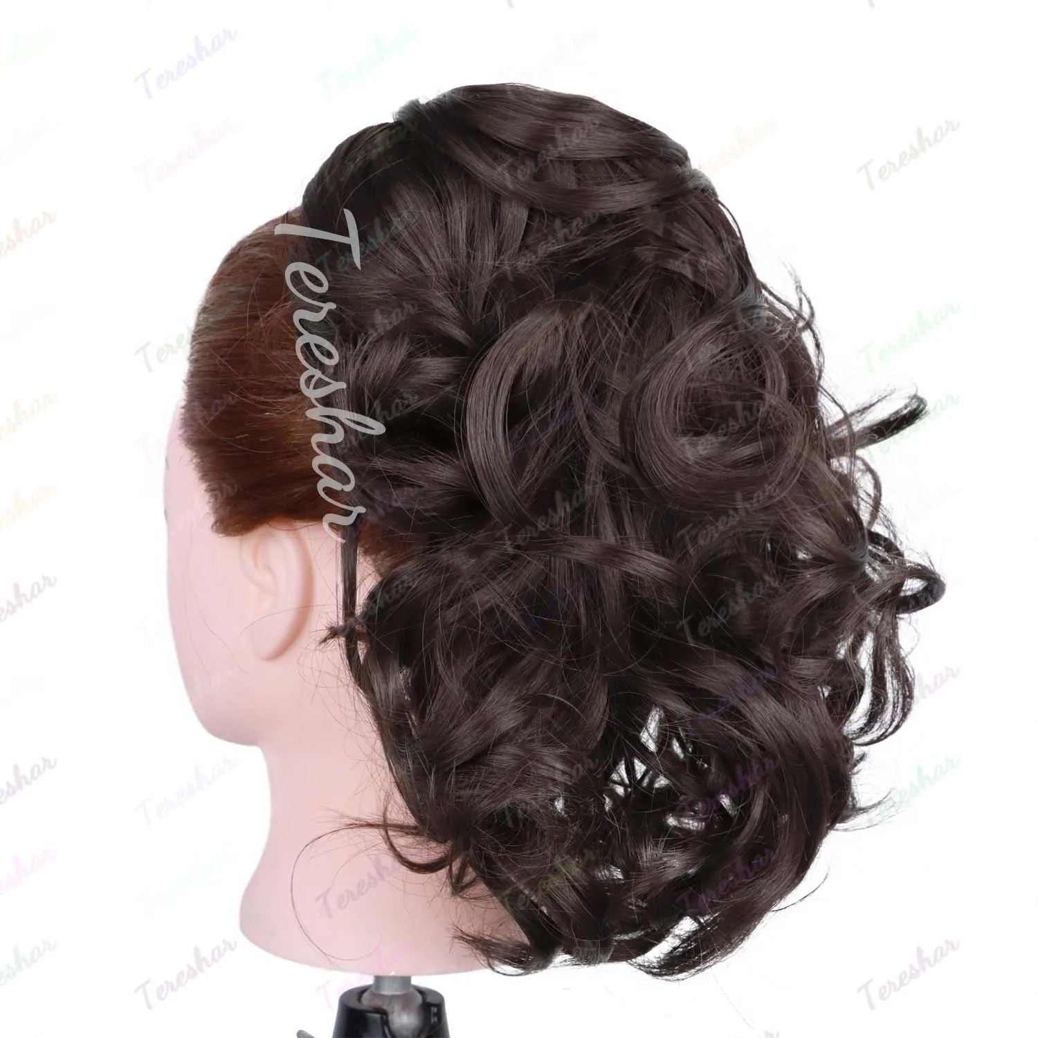 Curly Wavy Claw Clip Ponytail Hair Extension for Instant Volume - 15