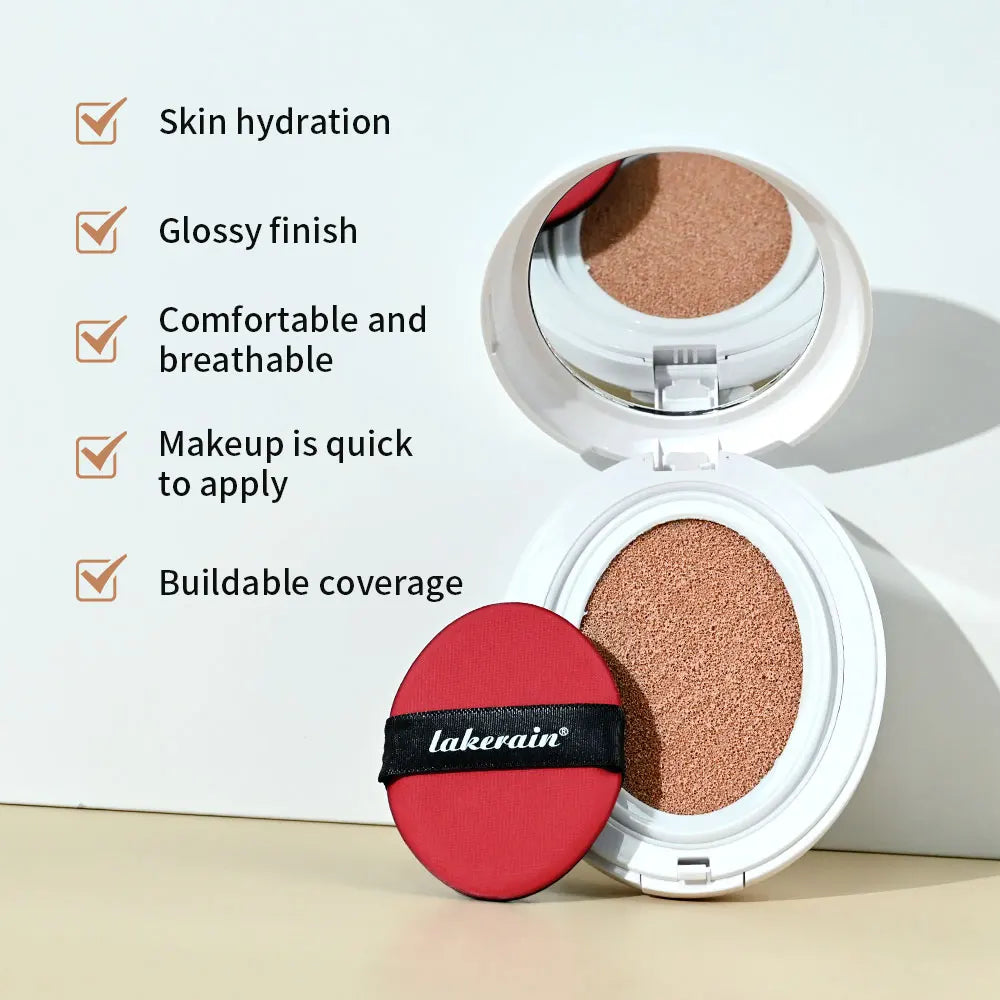 Dewy Glow Hydrating Air Cushion Foundation for Natural Radiant Skin