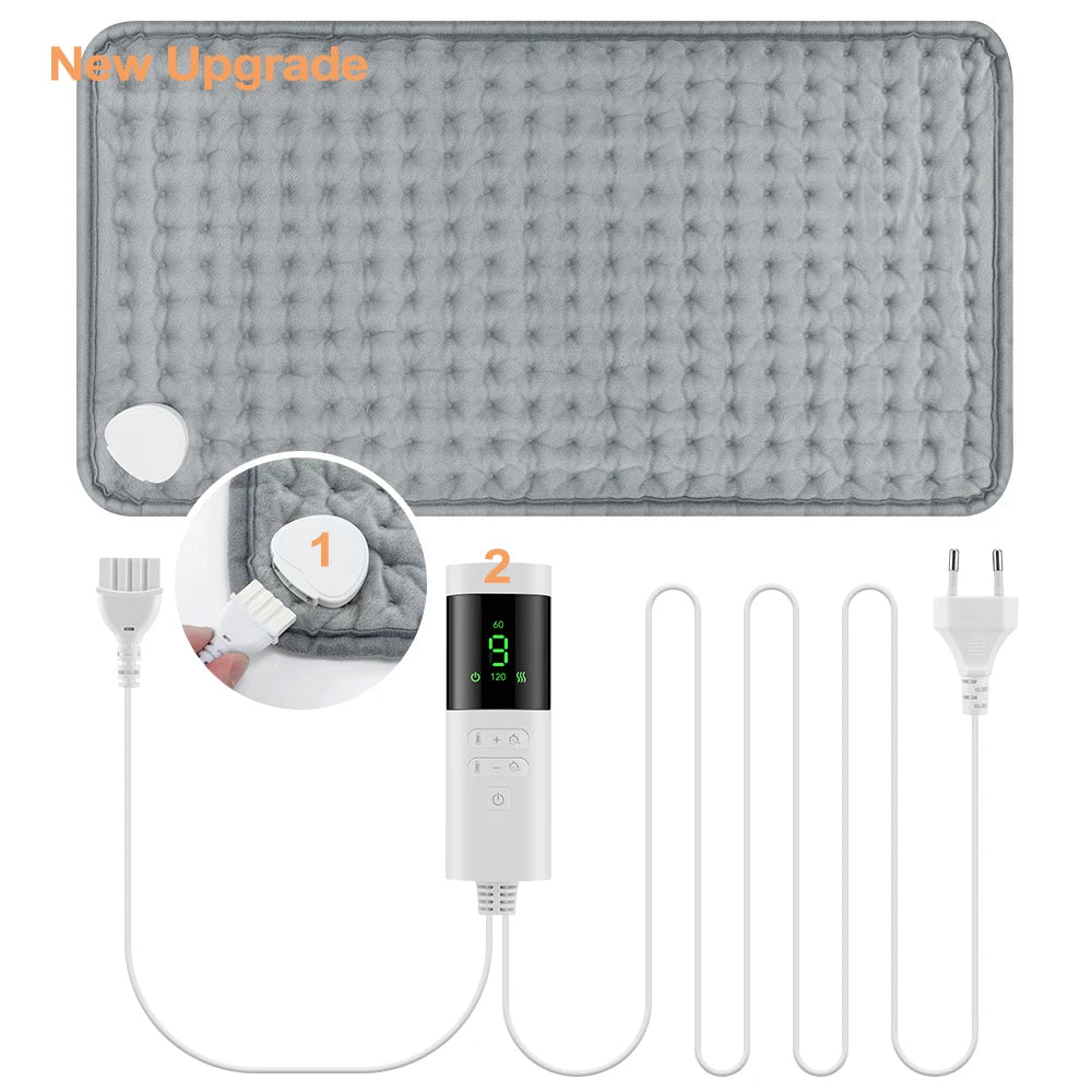 Electric Heating Pad for Back Neck and Shoulder Pain Relief - 8