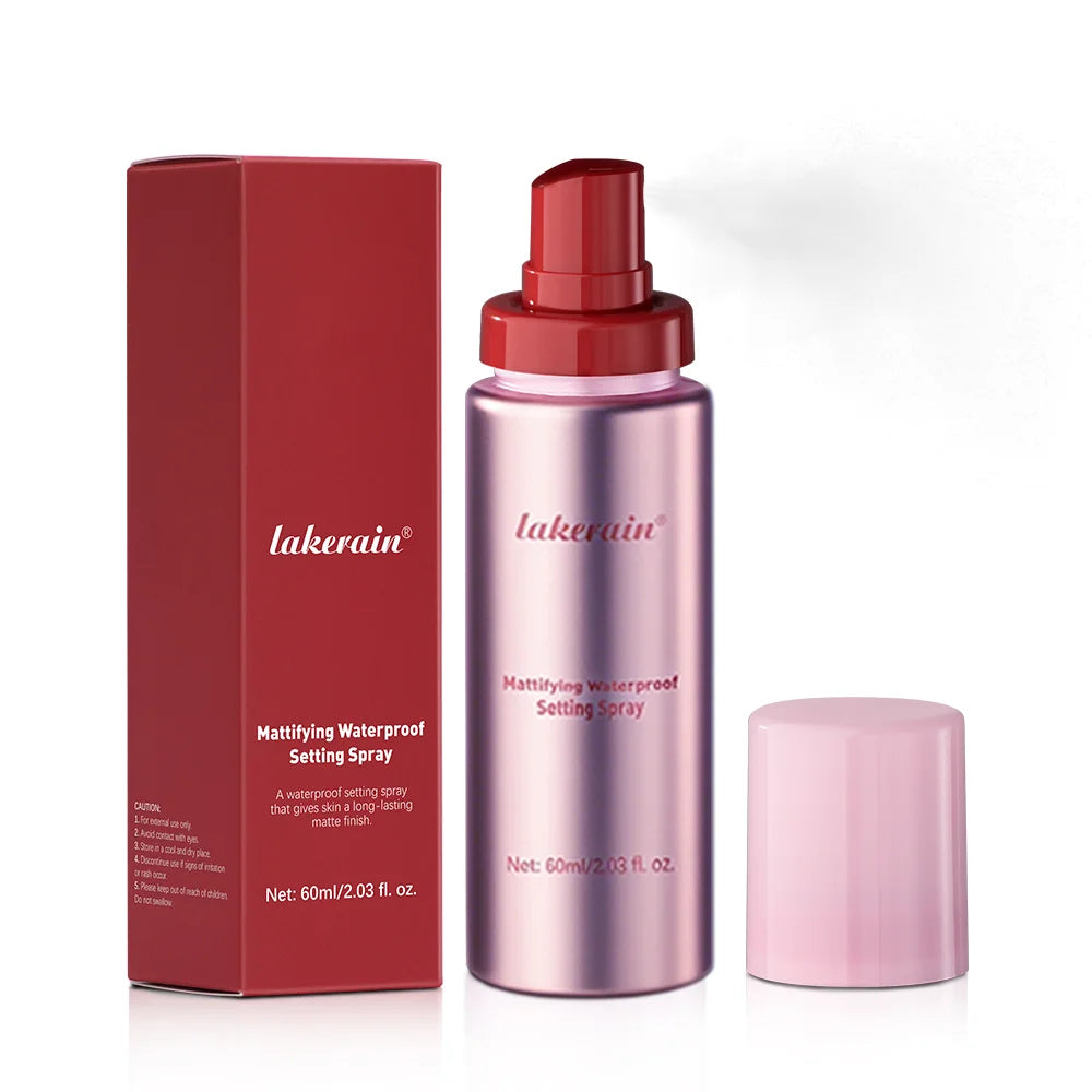 Long-Lasting Mattifying Waterproof Makeup Setting Spray for All Skin Types