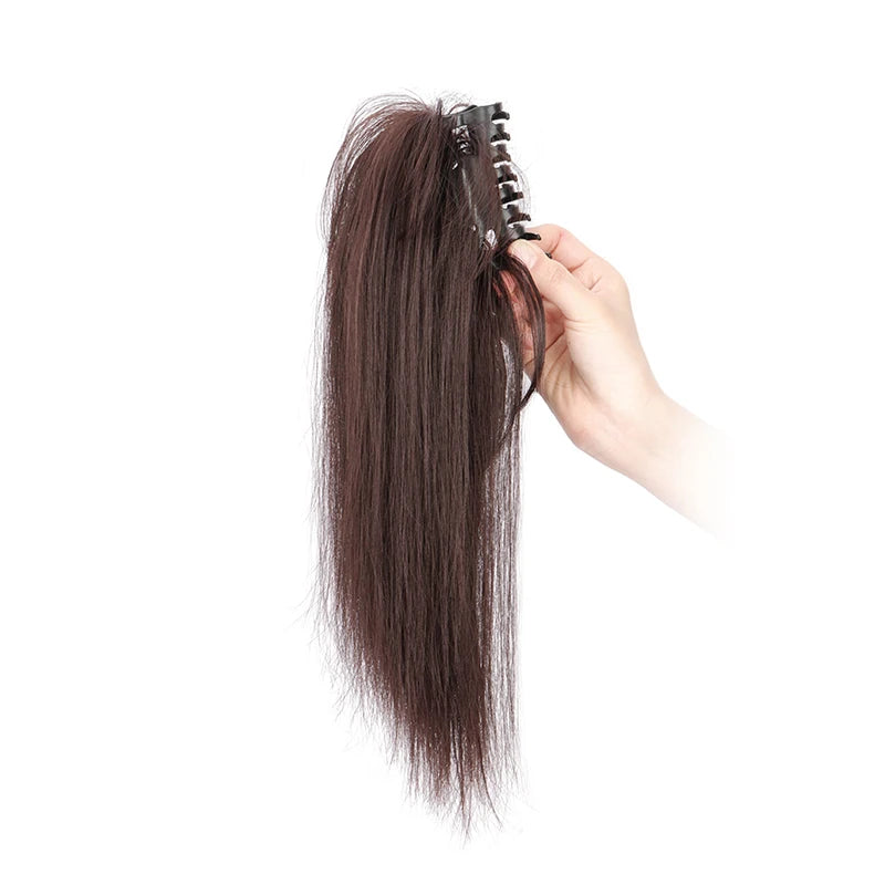 14-Inch Straight Ponytail Hair Extension Clip-In - 13