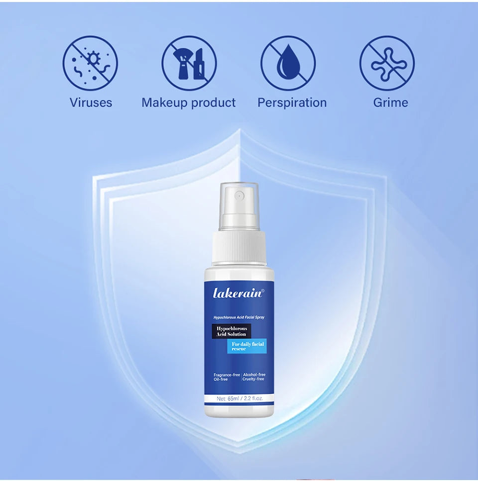 Hypochlorous Acid Facial Spray for Acne Redness and Piercing Aftercare