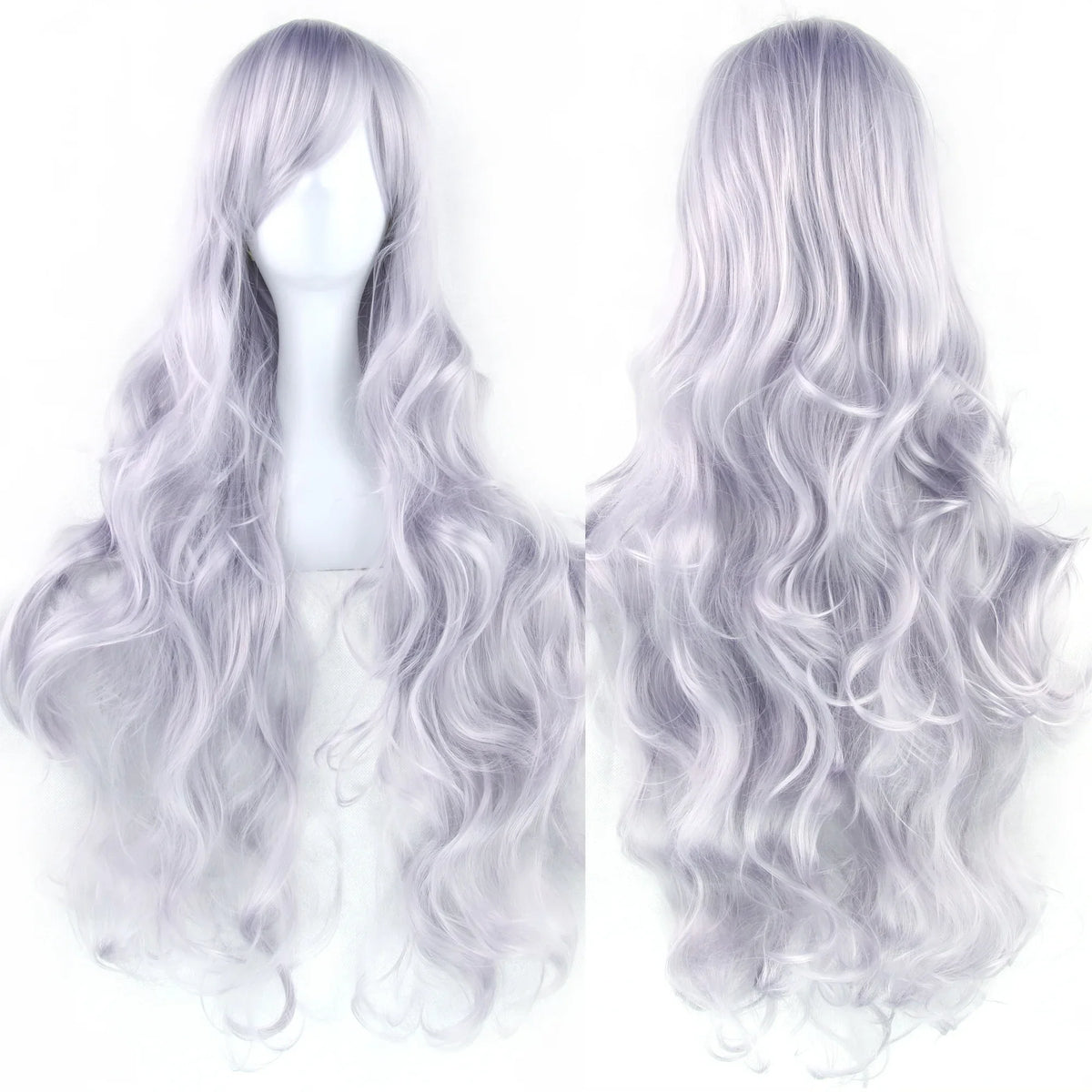 Long Curly Heat-Resistant Synthetic Cosplay Wig for Costume Parties