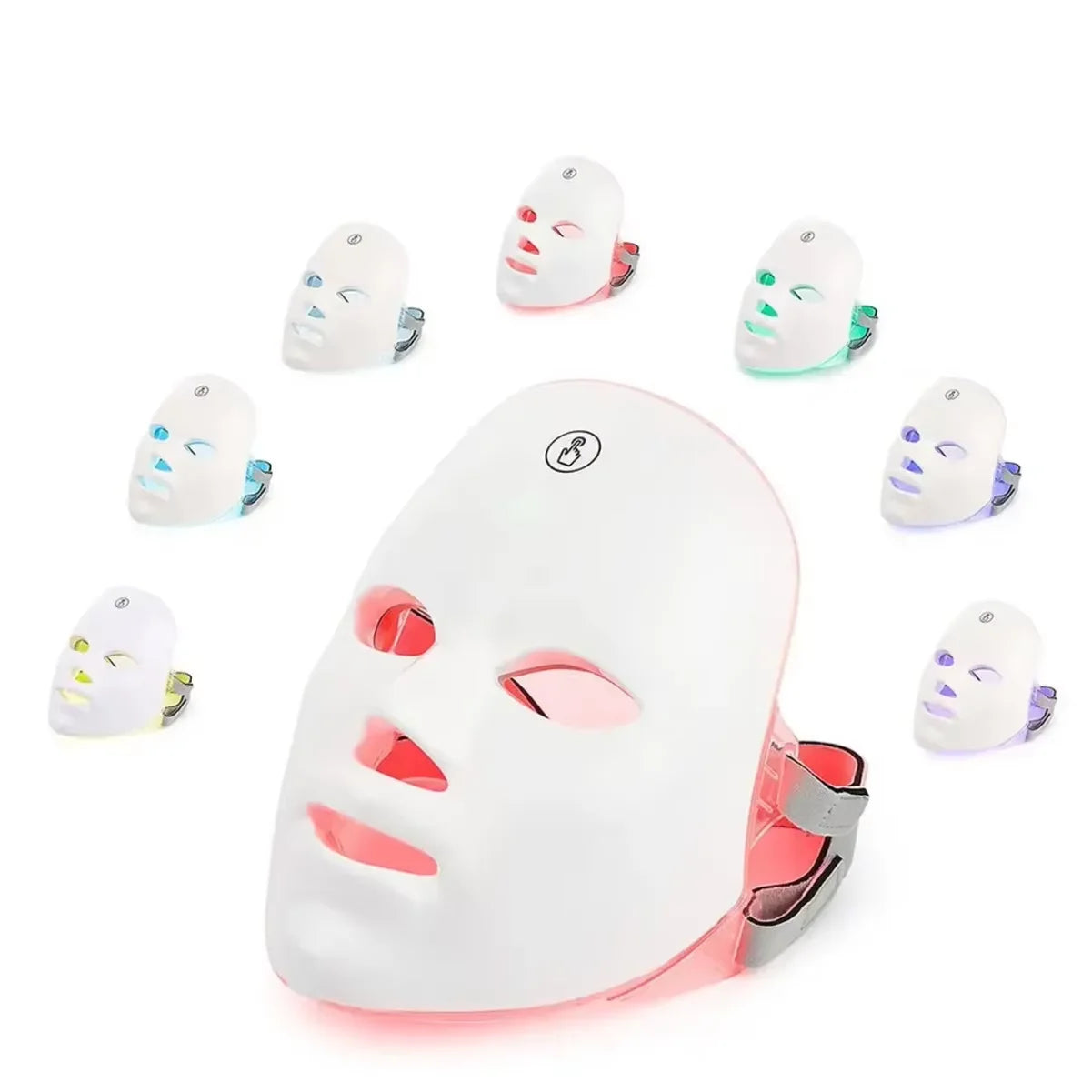 7-Color LED Photon Light Therapy Face Mask for Skin Rejuvenation - 1