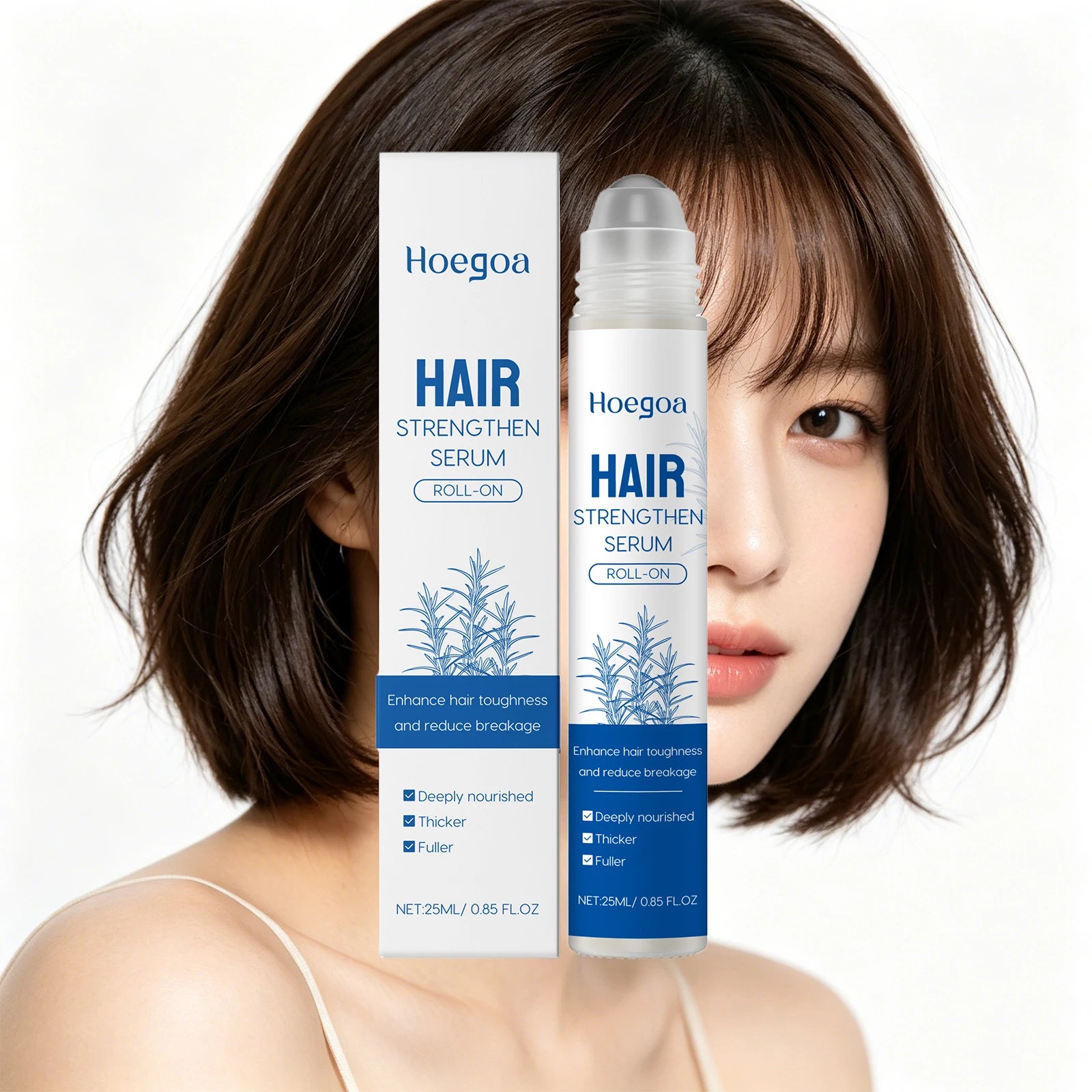 Rosemary Hair Growth Serum Roller for Thinning Hair and Scalp Nourishment - 2