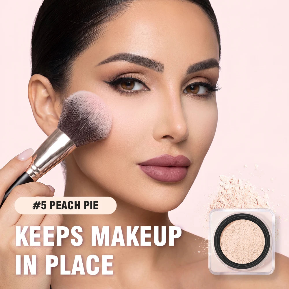 Matte Finish Loose Baking and Setting Powder for Flawless Long-Lasting Wear