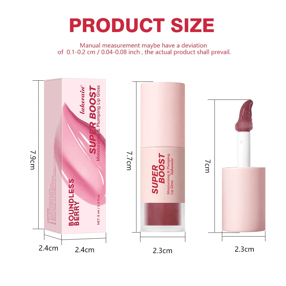 Moisturizing and Plumping Lip Gloss for Fuller Hydrated Lips